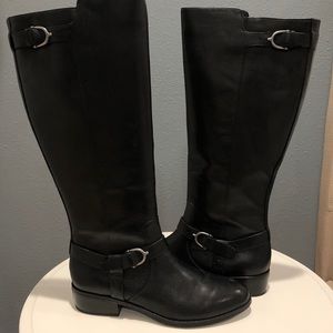 Ralph Lauren black riding boots